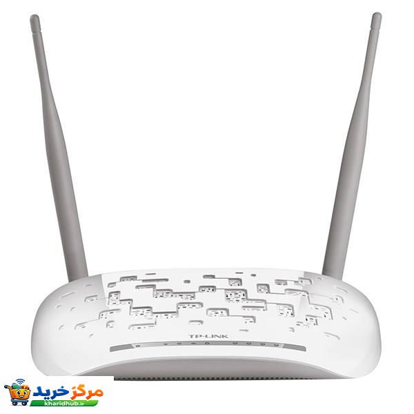 مودم روتر ADSL2 Plus بی‌سیم N300 تی پی-لینک مدل TD-W8961N_V1