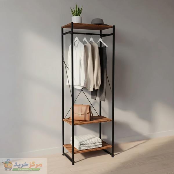 رگال لباس دیزم مدل مونتاژی RGL_60x180_BRN طول 60 سانتی متر