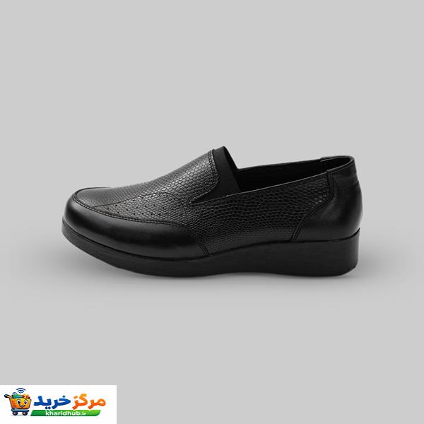 کفش طبی زنانه چرم عطارد مدل هالوکس والگوس چرم طبیعی کد SH371