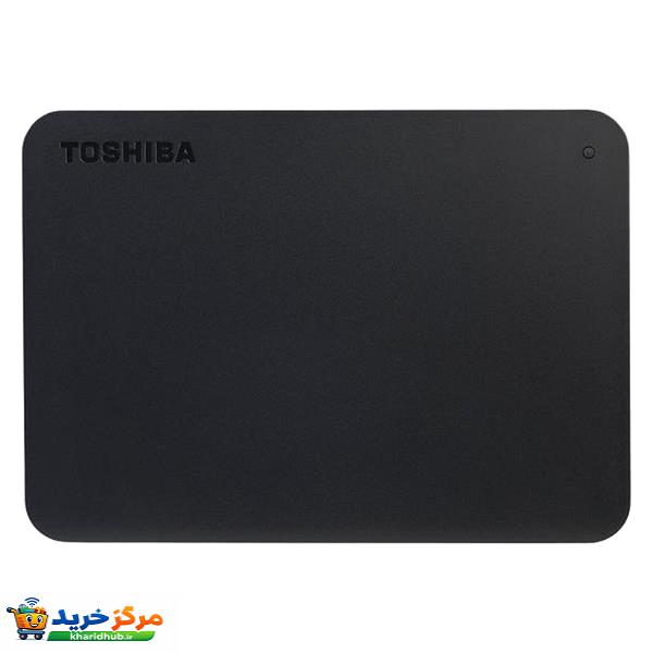هارد اکسترنال توشیبا مدل Canvio Basics ظرفیت یک ترابایت دارای رابط USB Type-A 3.0