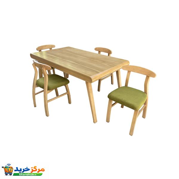 میز و صندلی ناهارخوری 4 نفره گالری چوب آشنایی مدل Khod-Kh-Rad4