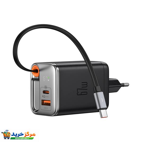 شارژر دیواری 67 وات مک دودو مدل CH-4100 به همراه کابل متصل به بدنه USB-C