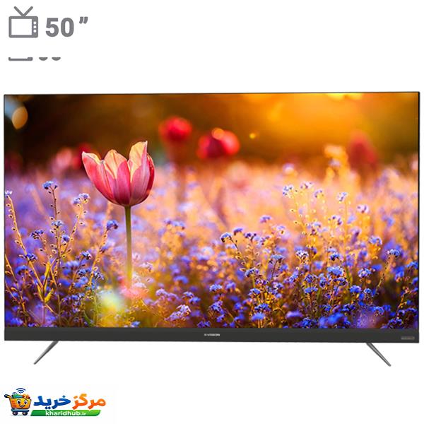 تلویزیون هوشمند ال ای دی ایکس ویژن مدل 50XTU845 سایز 50 اینچ