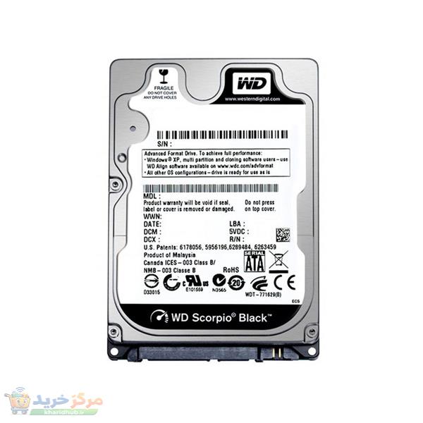 هارد دیسک وسترن دیجیتال مدل WD500LPLX ظرفیت 500 گیگابایت