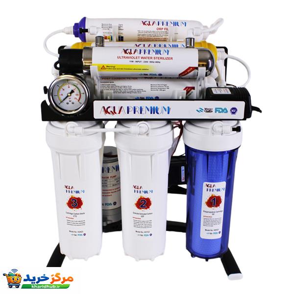 دستگاه تصفیه کننده آب آکواپرمیوم مدل A8OU8-BK-TP
