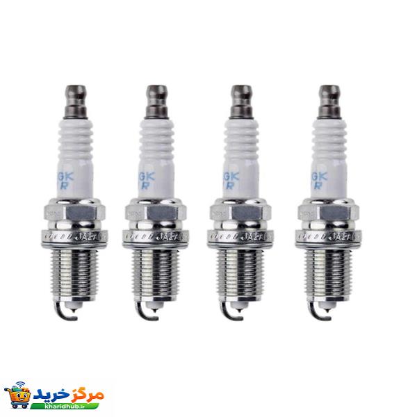 شمع خودرو ان جی کی مدل IFR6T-11 93684 پایه کوتاه سوزنی ایریدیوم بسته 4 عددی