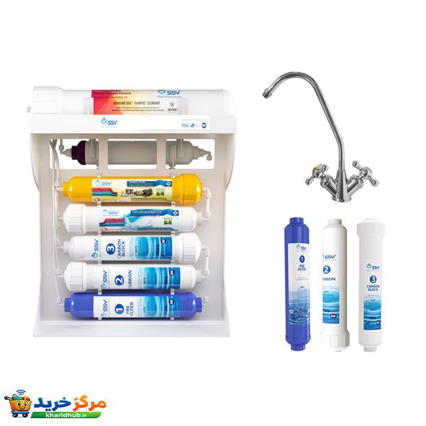 دستگاه تصفیه کننده آب اس اس وی مدل StarLine 2W X900 3F به همراه فیلتر تصفیه آب بسته 3 عددی و شیر آب