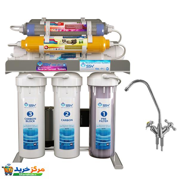 دستگاه تصفیه آب اس اس وی مدل UltraClear 2W X1000 به همراه شیر دستگاه تصفیه آب
