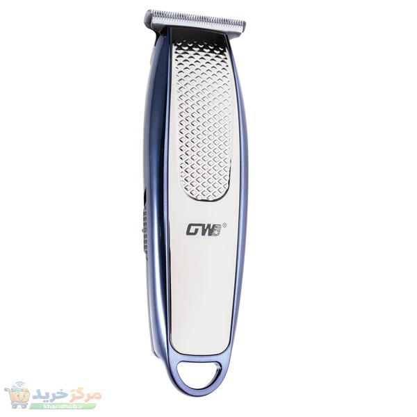 ماشین اصلاح موی سر و صورت جی دبلیو مدل GW-9753، اصلاح به صورت صفر زن، خط زن، نمایشگر وضعیت باتری، منبع انرژی با کابل USB، تکنولوژی اصلاح به صورت تریم، مدت زمان شارژ 90 دقیقه و مدت زمان استفاده پس از شارژ 100 دقیقه، به‌همراه کابل USB، محافظ، برس، روغن