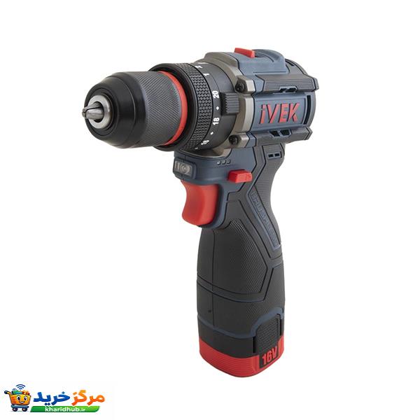 دریل پیچ گوشتی ۱۰ میلی‌متری ۱۶ ولت ایوک مدل K-7226B