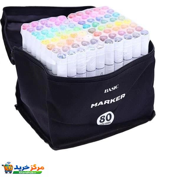ماژیک راندو بیسیک مارکر کد BAS-4412 بسته 80 عددی