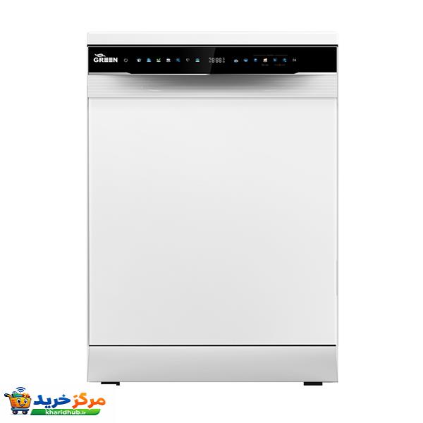 ماشین ظرفشویی 14 نفره گرین پی جی دبلیو مدل GDW1407A-W