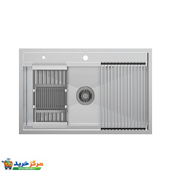 سینک ظرفشویی زرتوس مدل ZS8010 توکار