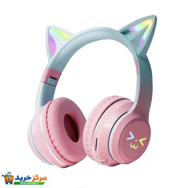 هدفون بلوتوثی طرح گربه ای مدل HZ-BT612