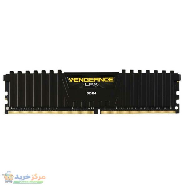 رم دسکتاپ DDR4 تک کاناله 3200 مگاهرتز CL16 کورسیر مدل VENGEANCE LPX ظرفیت 16 گیگابایت