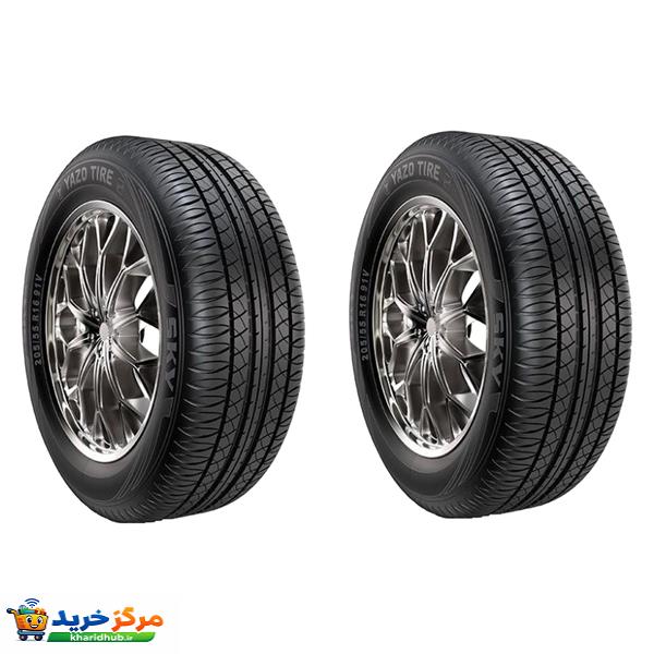 لاستیک خودرو یزد تایر مدل SKY سایز 215/60R16 - دو حلقه