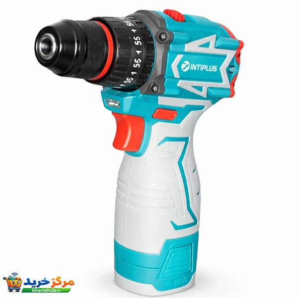 دریل پیچ گوشتی شارژی براشلس چکشی 16.8 ولت اینتی پلاس مدل CD002