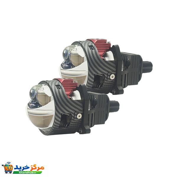 لنز چراغ خودرو سه حالته زیمر مدل Z3 MAX دو لیزر پایه دو کنتاکت بسته 2 عددی