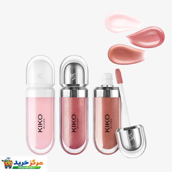 لیپ گلاس کیکو میلانو مدل GLOSSY مجموعه 3 عددی