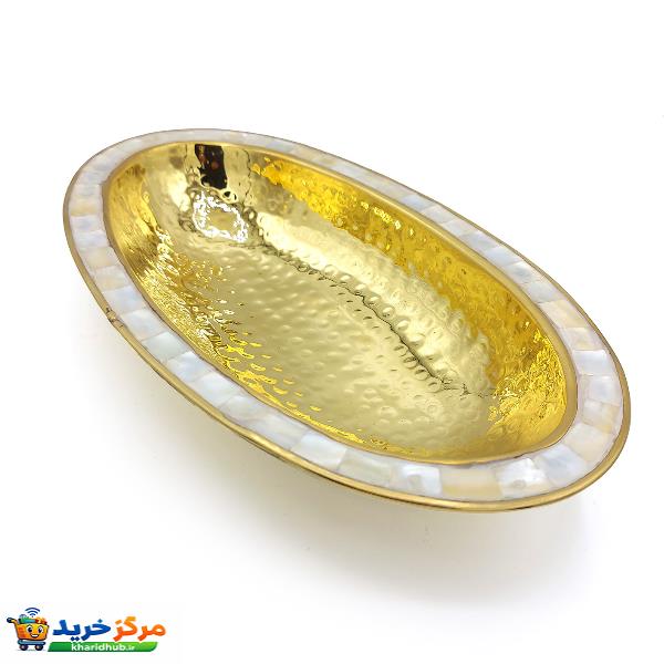 میوه خوری برنجی مدل کشکول کد ۱۰۸۹