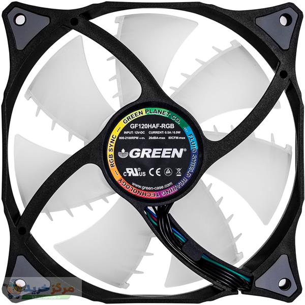 فن کیس گرین مدل GF120RGB