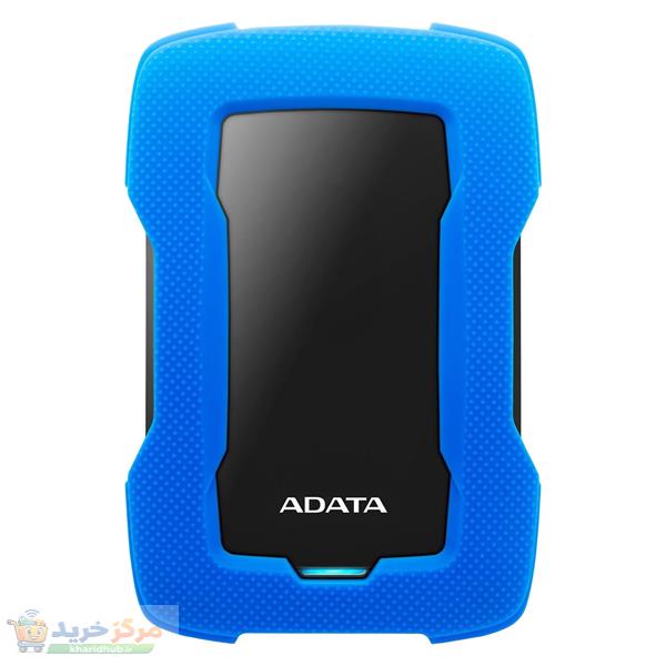 هارد اکسترنال ای دیتا مدل HD330 ظرفیت دو ترابایت دارای رابط USB Type-A 3.2