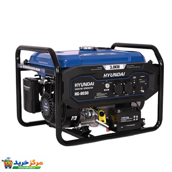 موتور برق بنزینی 14 اسب بخار هیوندای مدل HG-8030