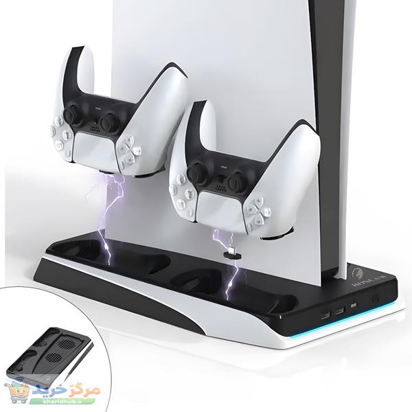 پایه شارژر و استند نگه دارنده دسته بازی پلی استیشن 5 هونکم مدل HC-A3799
