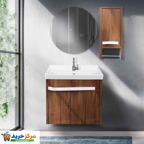 ست کابینت و روشویی آزالیا مدل کایرا کد 04 به همراه  آینه و باکس