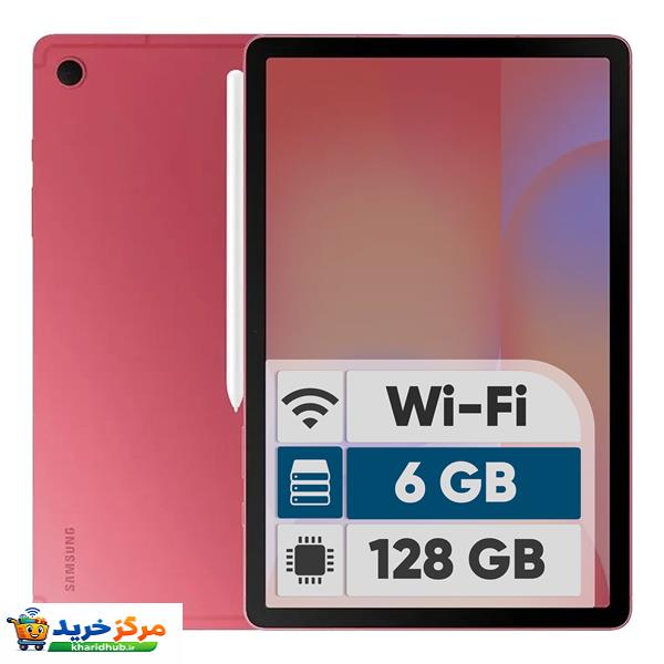 تبلت 10.9 اینچ سامسونگ مدل Galaxy Tab S10 Lite Wi-Fi با ظرفیت 128 گیگابایت و رم 6 گیگابایت، رزولوشن دوربین اصلی ۸ مگاپیکسل، پشتیبانی از قلم