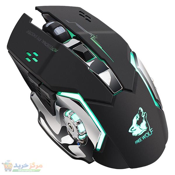 ماوس بی سیم مخصوص بازی فری ولف مدل X8