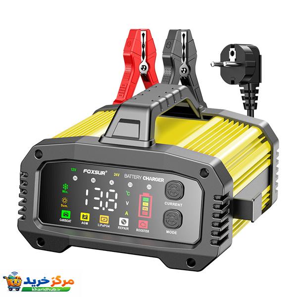 شارژر باتری خودرو فاکسسور مدل SMART-12V25A-24V15A