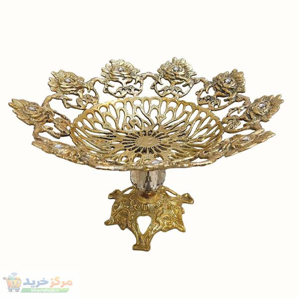 میوه خوری برنزی مدل گل رز کد C1017