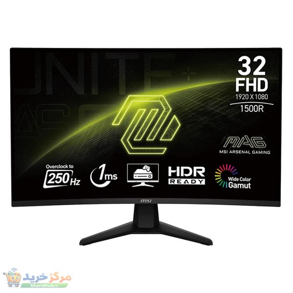 مانیتور خمیده گیمینگ 32 اینچ ام اس آی مدل MAG 32C6X