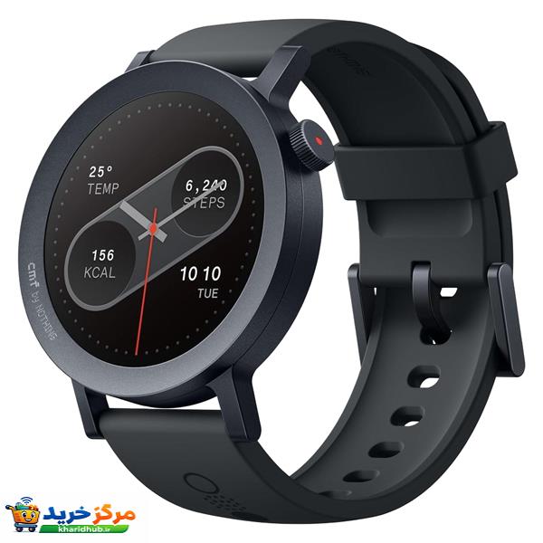 ساعت هوشمند ناتینگ مدل EL DYNAMIC WATCH RANG 2 ORP دارای قابلیت های صفحه نمایش رنگی، صفحه نمایش لمسی بند سیلیکون