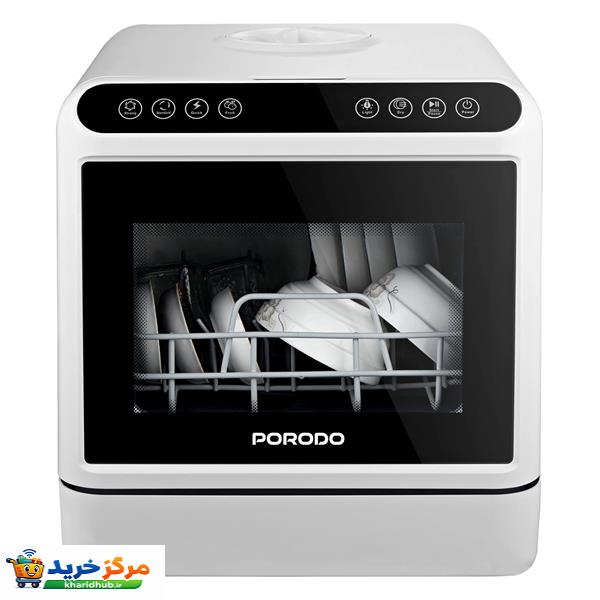 ماشین ظرفشویی رومیزی 4 نفره پرودو مدل PDLFST046WH