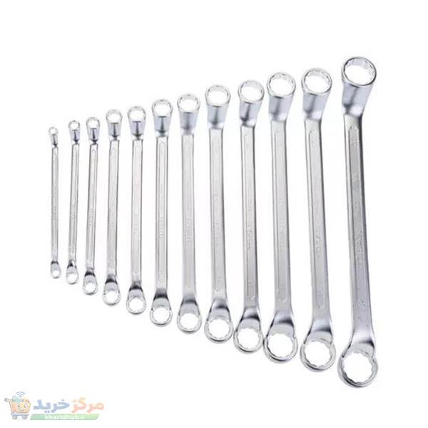 مجموعه 12 عددی آچار دوسر رینگی آتا مدل MX1200