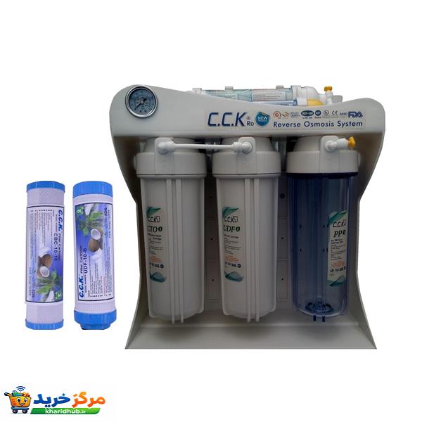 دستگاه تصفیه کننده آب سی سی کا مدل RO12314  بهمراه دو فیلتر پیش تصفیه