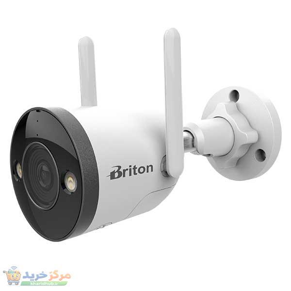دوربین مداربسته بولت وایرلس برایتون مدل IOT-72B72-TMSC 2 مگاپیکسل با تشخیص حرکت هوشمند، برد دید در شب 25 متر، اتصال Wi-Fi و LAN، استاندارد IP67 و پشتیبانی کارت حافظه تا 256 گیگابایت