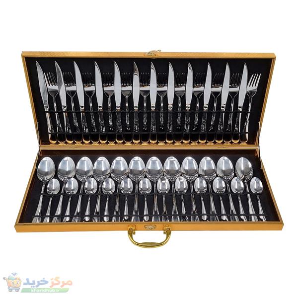 سرویس قاشق و چنگال 48 پارچه 12 نفره مدل لوئیس