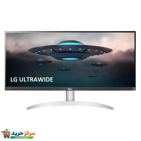 مانیتور ال جی مدل 29WQ600-W سایز 29 اینچ، رزولوشن Full HD، پنل IPS، نرخ بروزرسانی تصویر 100 هرتز، نسبت تصویر 21:9-Ultra Wide، یک پورت HDMI و یک پورت DisplayPort و یک پورت USB-C