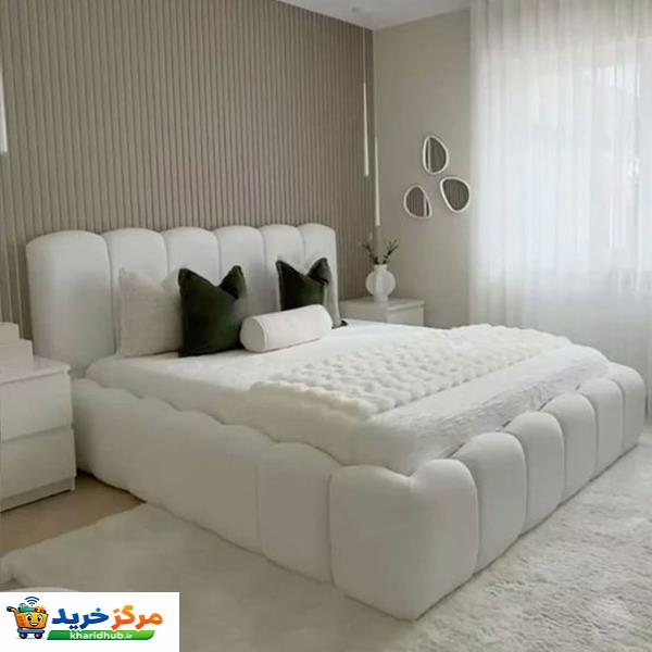 تخت خواب تدی دونفره مدل کفی فلزی جکدار VIP سایز 200×180 سانتی متر
