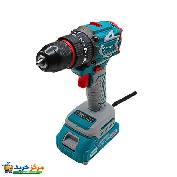دریل پیچ گوشتی شارژی براشلس 21 ولت اینتی پلاس مدل CD003