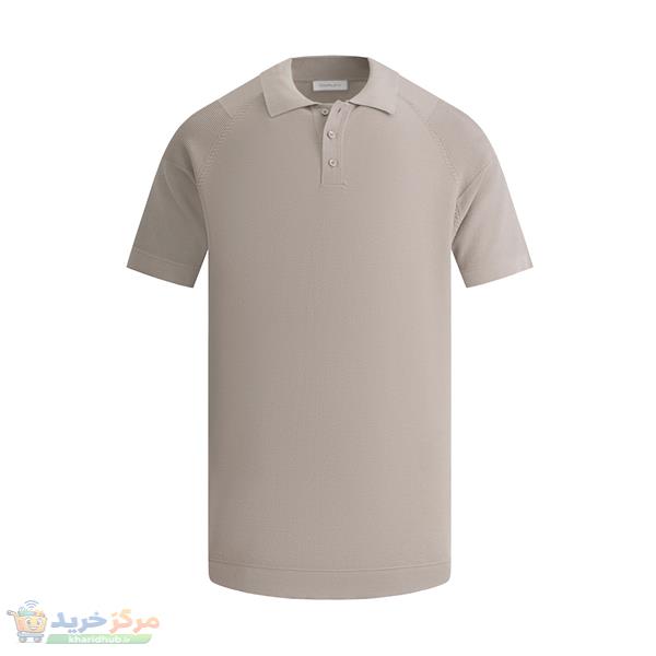 پولوشرت آستین کوتاه مردانه کروم مدل knit 2512307
