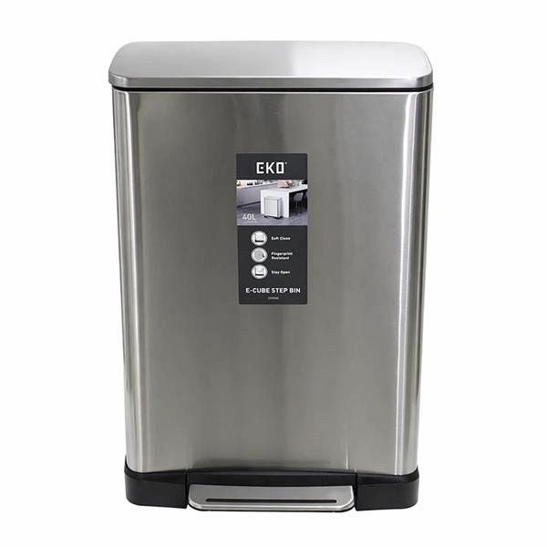 سطل زباله پدالی اکو مدل cube گنجایش 40 لیتر