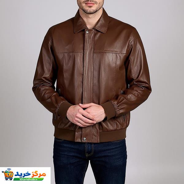 کت چرم مردانه چرم مشهد مدل K0634-088-54
