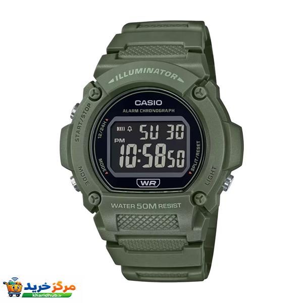 ساعت مچی دیجیتال مردانه کاسیو مدل W-219HC-3BVDF