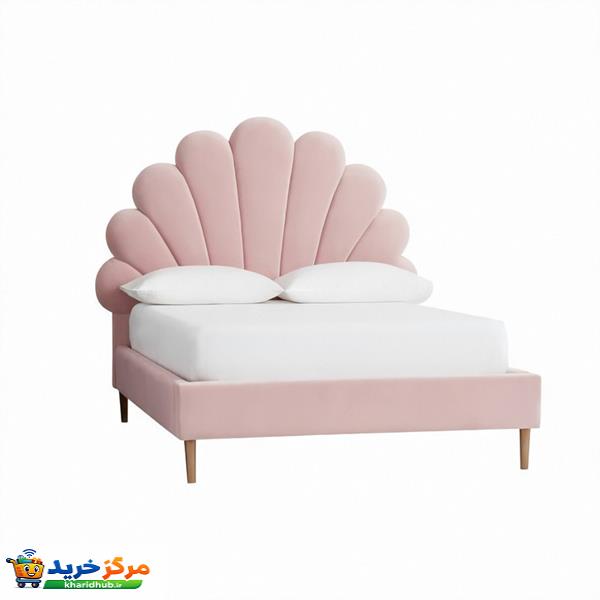 تخت خواب دونفره مدل قاصدک سایز 180×200 سانتی متر