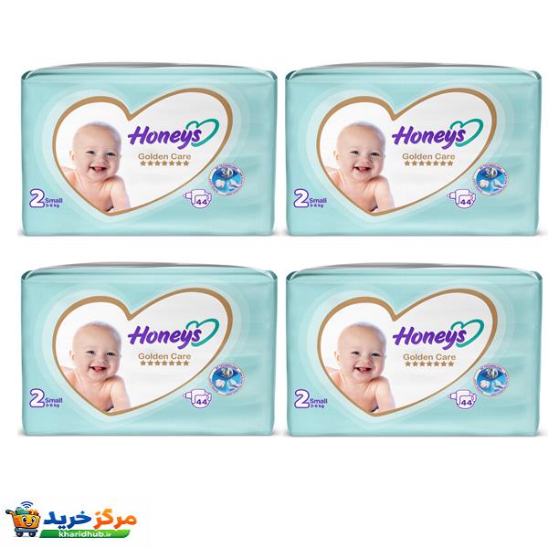 پوشک بچه هانیز مدل دابل سایز 2 مجموعه 4 عددی