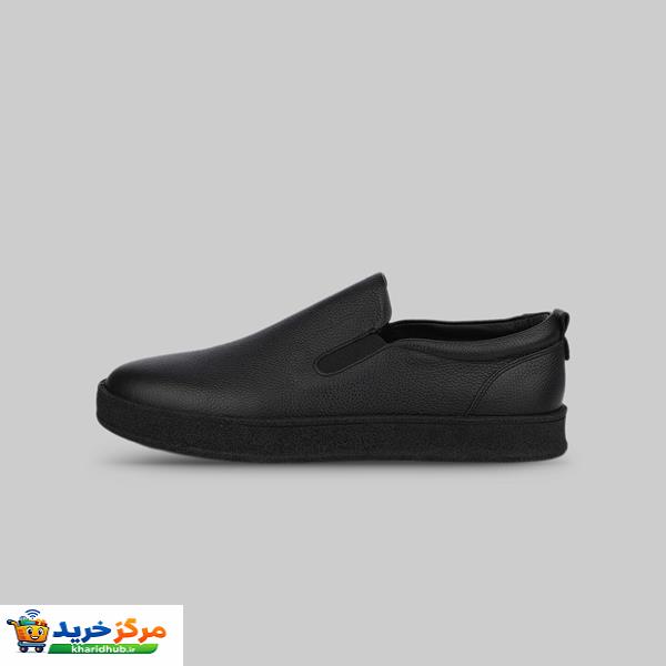 کفش روزمره مردانه چرم مشهد مدل J6377-001-42